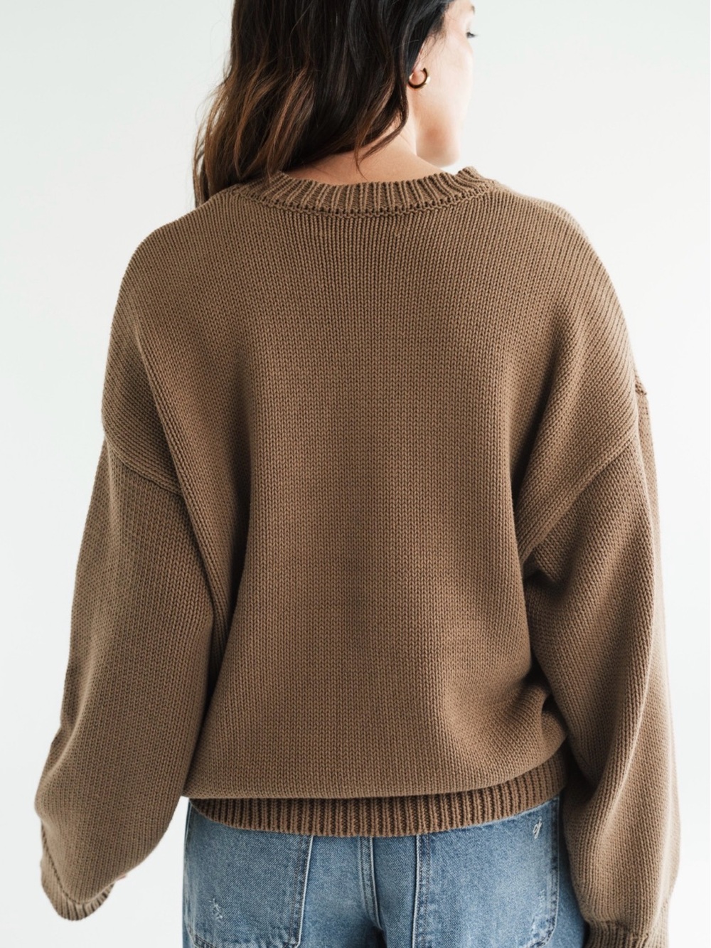 Carly Jean Los Angeles Brown Americana Sweater - Picture 5 of 9